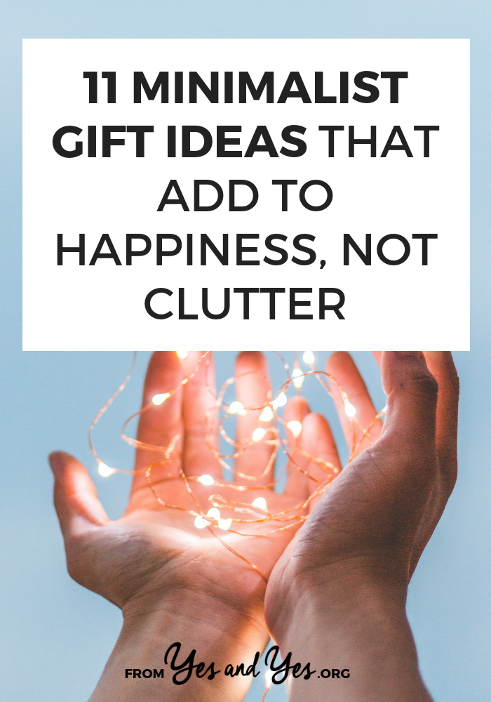 Looking for minimalist gift ideas? You're in the right place! A minimalist present is anything that's consumable, recyclable, or doesn't require dusting or storage. Read on for ideas for EVERYONE on your list! #budgeting #minimalism #FIRE #intentionalspending