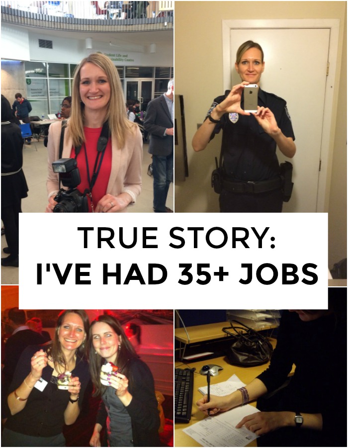 Have you had lots of jobs? If you have, you're not alone. Click through for career tips and work advice from someone who finally found a career she loves after trying 35+ jobs!