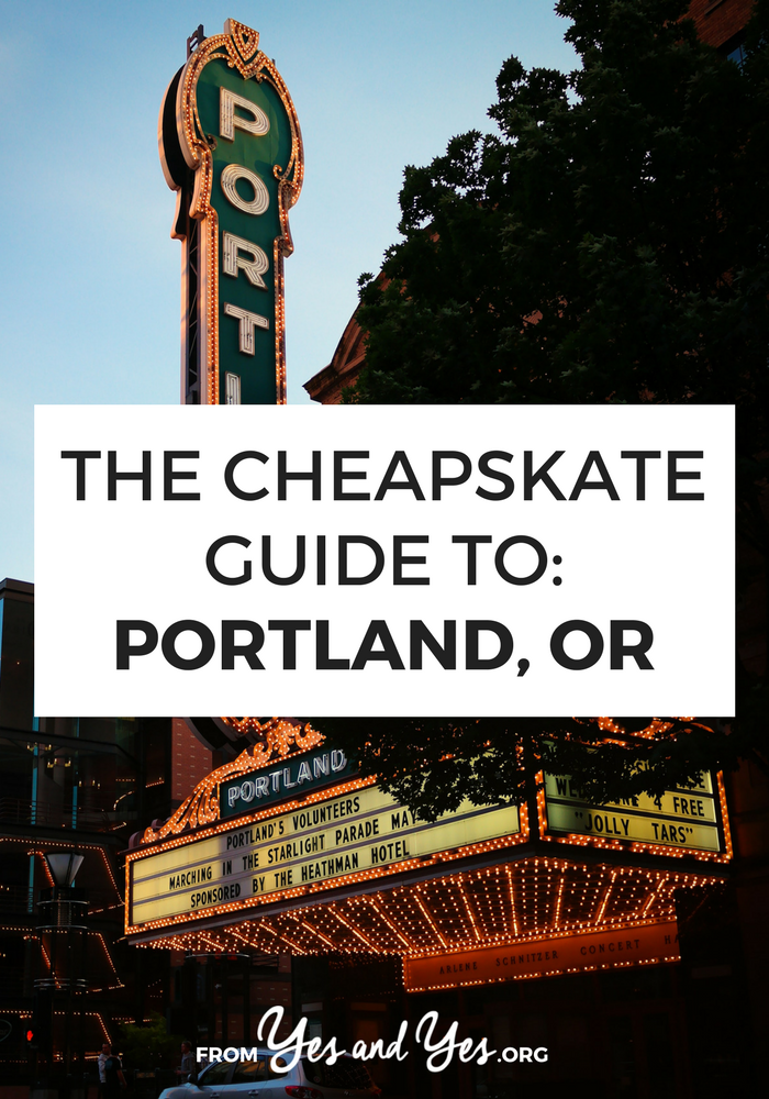 What to travel cheaply in Portland? Read on for Portland travel tips from a local on the best, cheapest food to eat, things to do, and places to go! #cheaptravel #budgettravel #Portland #oregon #oregontraveltips