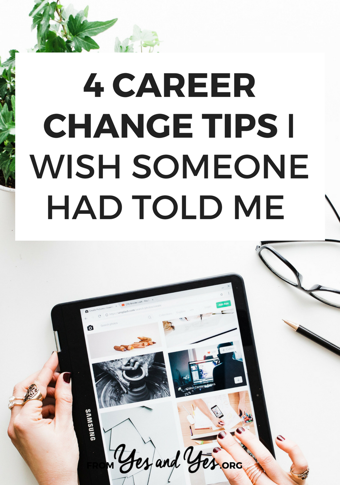 Looking for career change tips? I wish someone had shared these with me when I was leaving my career as a teacher! Click through for 4 work tips that you might not hear elsewhere!