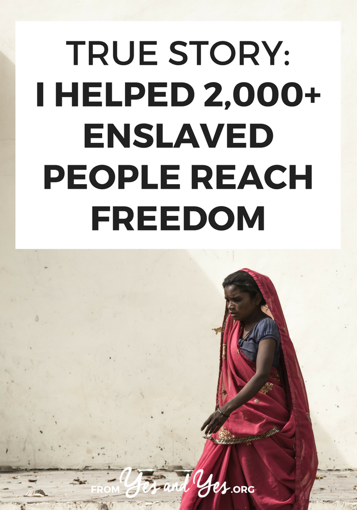 Slavery still exists in 2018 and one woman is working to end it. Click through for one woman's story of helping 2,000+ people in northern India escape enslavement
