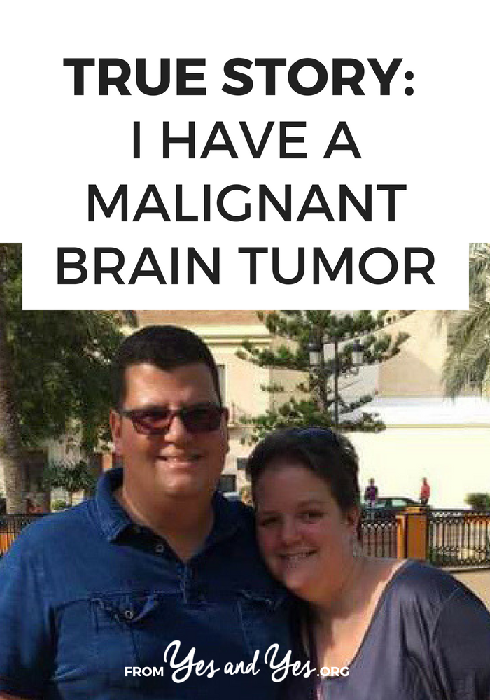 How would you react if, at age 39, you were told you had a malignant brain tumor? And that you had 12-18 months to live? Click through for one woman's story of dealing with brain cancer.