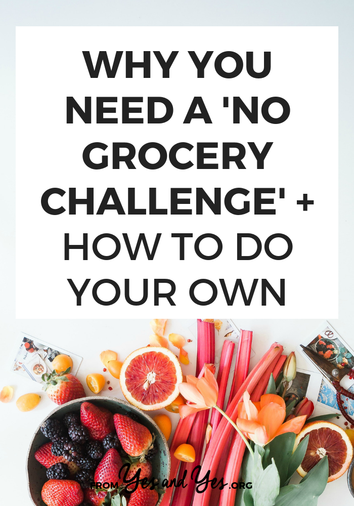 Want to reduce food waste while saving money, time, and eating great meals? WELL DUH OBVIOUSLY. You need to do a No Grocery Challenge! #foodwaste #FIRE #savingmoney #budgettips #moneytips #frugal