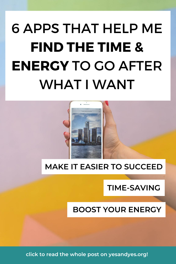 Looking for goal-setting tips or productivity advice? Motivational advice or tips to boost your energy? Read on for 6 time management apps that help me find more time and energy!